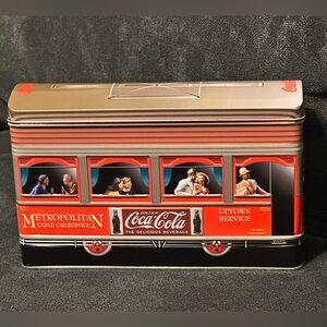 Coca-Cola 2002 Metropolitan Cable Car Service Tin